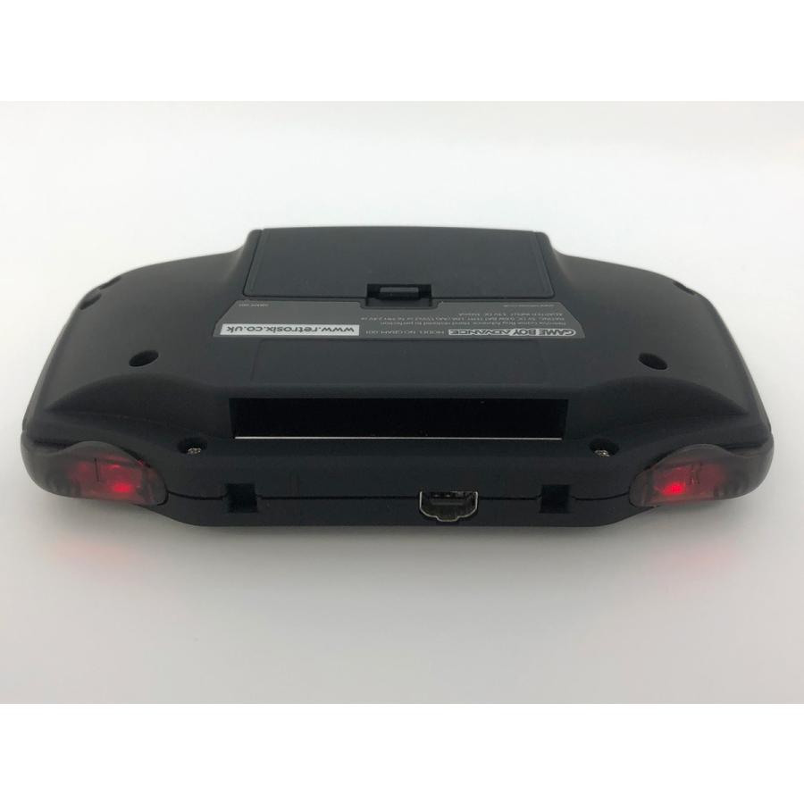 ゲームボーイアドバンス RetroSixプレステージカスタム Funnyplaying IPS マットブラックｘCleanLght(LED)赤+バッテリー内蔵可能 送料無料 |  | 06