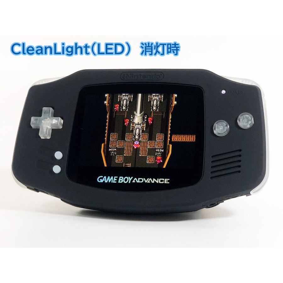 ゲームボーイアドバンス  RetroSix フルカスタム Funnyplaying IPS プレステージシリーズ　マットブラックｘCleanLght(LED)SFC風　+バッテリー内蔵可 送料無料 |  | 02