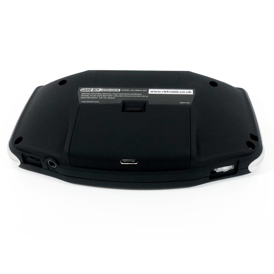 ゲームボーイアドバンス  RetroSix フルカスタム Funnyplaying IPS プレステージシリーズ　マットブラックｘCleanLght(LED)SFC風　+バッテリー内蔵可 送料無料 |  | 05