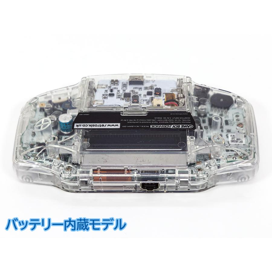 ゲームボーイアドバンス RetroSixプレステージカスタム クリスタルシリーズ　Funnyplaying IPS クリスタルクリア 送料無料 |  | 06