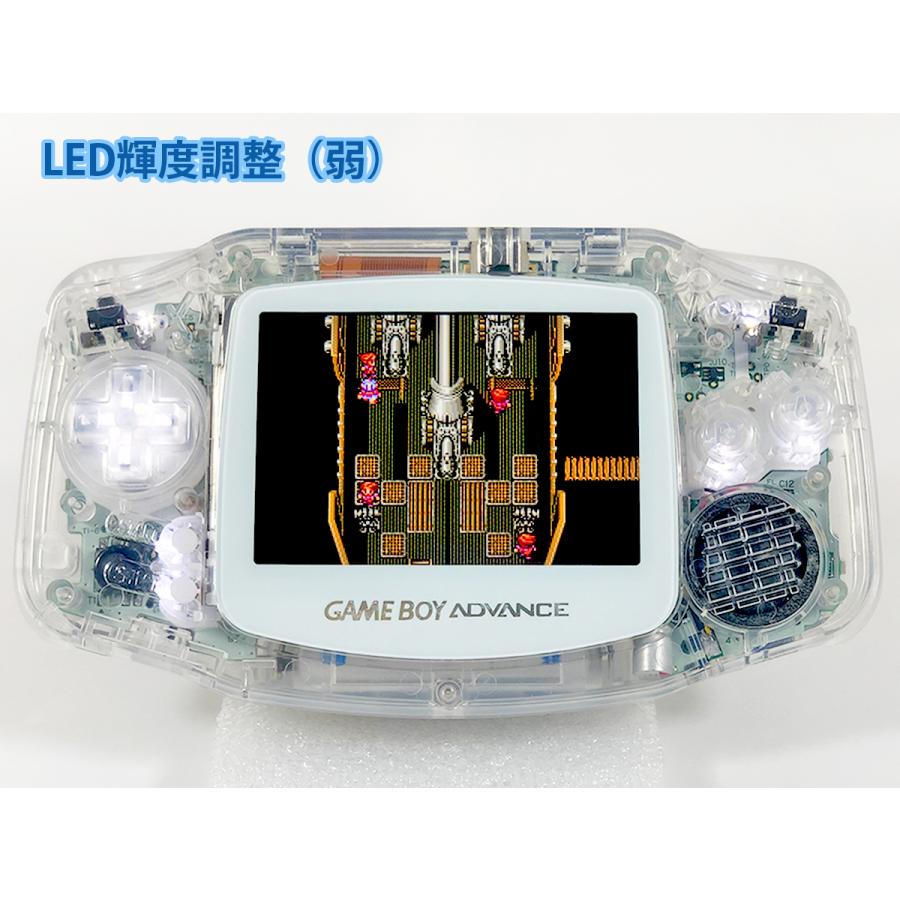 ゲームボーイアドバンス  RetroSix フルカスタム Funnyplaying IPS プレステージシリーズ　クリスタルクリアｘCleanLight(LED)白　バッテリー内蔵可能　送料無料 |  | 01