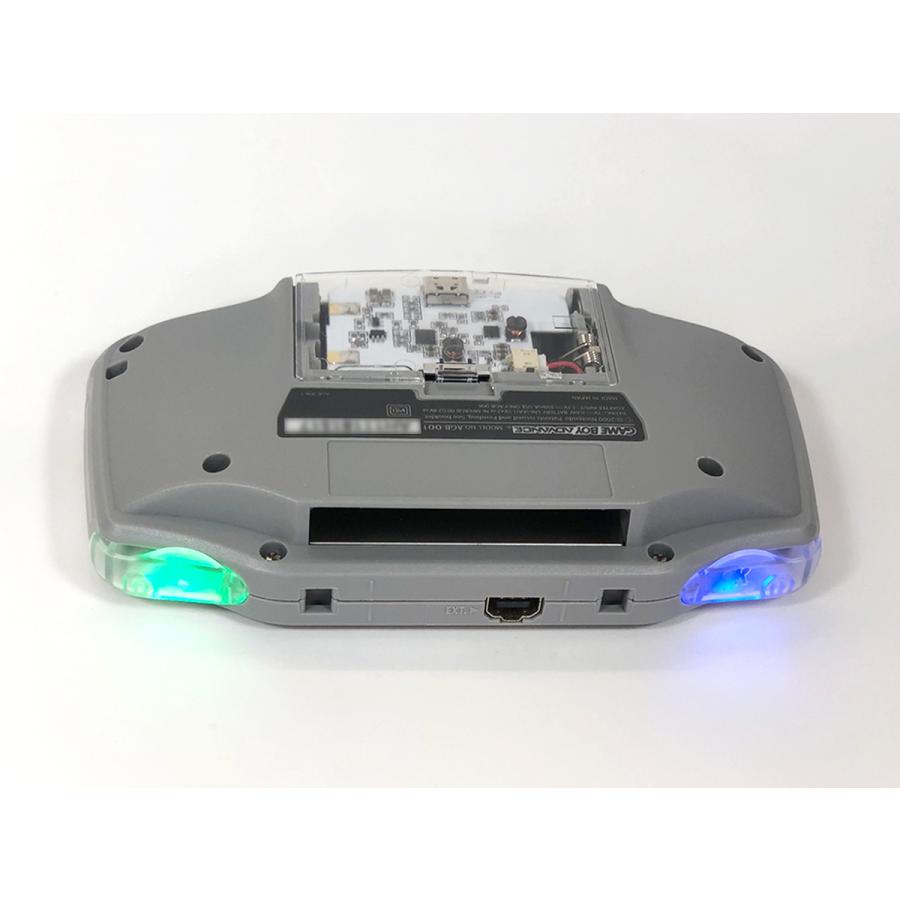 GBA フルカスタム Funnyplaying IPS液晶 正規品 SFC風シェル+RetroSix社製CleanLight(LED)SFC風 type-c バッテリー内蔵　送料無料 |  | 03
