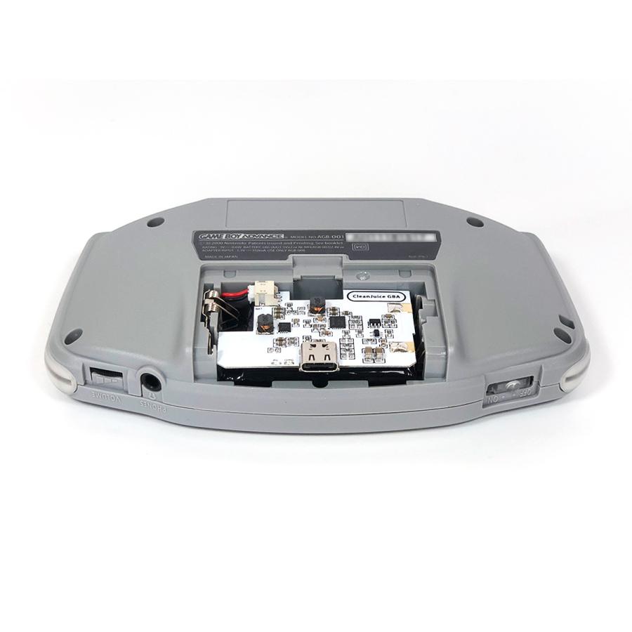 GBA フルカスタム Funnyplaying IPS液晶 正規品 SFC風シェル+RetroSix社製CleanLight(LED)SFC風 type-c バッテリー内蔵　送料無料 |  | 04