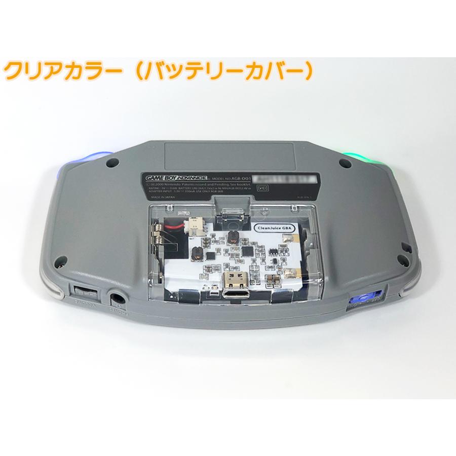 GBA フルカスタム Funnyplaying IPS液晶 正規品 SFC風シェル+RetroSix社製CleanLight(LED)SFC風 type-c バッテリー内蔵　送料無料 |  | 05
