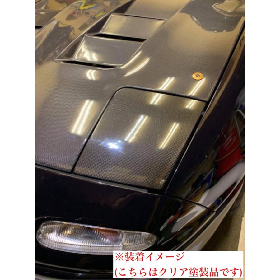 NA ロードスター ドライカーボン製 リトラクタブル ヘッドライトカバー