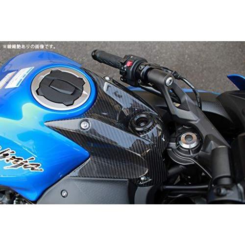 SSK タンクトップカバー ドライカーボン 仕様:綾織り艶あり KAWASAKI NINJA650 2017-/Z650 2017- CKA1304TG