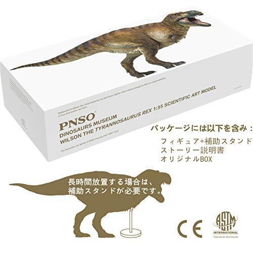 Pnso 恐竜博物館 1 35 サイズ リアル 模型 ティラノサウルス T Rex 恐竜好 恐竜 リアル フィギュア Pvc プラモデル おもちゃ 模型 恐竜好 A B08r1ntghd 2601 Asrm