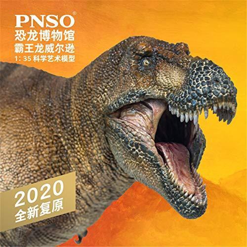 Pnso 恐竜博物館 1 35 サイズ リアル 模型 ティラノサウルス T Rex 恐竜好 恐竜 リアル フィギュア Pvc プラモデル おもちゃ 模型 恐竜好 A B08r1ntghd 2601 Asrm