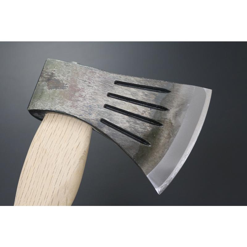 アウトドアナイフ 日本製 KB-158 関兼常 暖炉 全鋼 手斧 450g