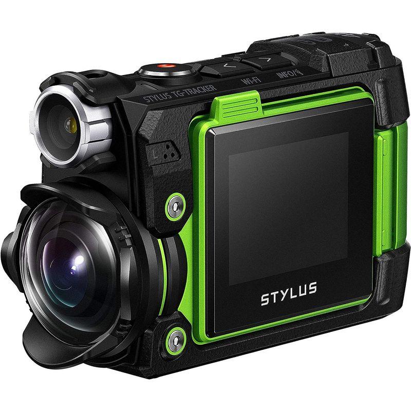 【早い者勝ち！】 OLYMPUS アクションカメラ STYLUS TG-Tracker グリーン 防水性能30m 耐衝撃2.1m 耐荷重100kgf 防塵 耐 【IQ7352079348】(25692円)