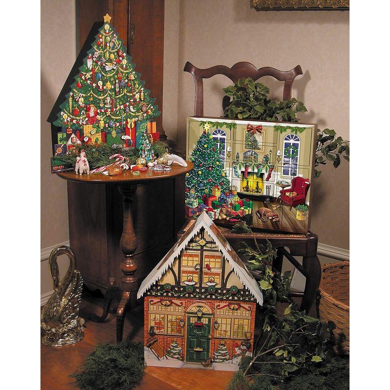 Byers'　Choice　Christmas　House　Advent　Calendar