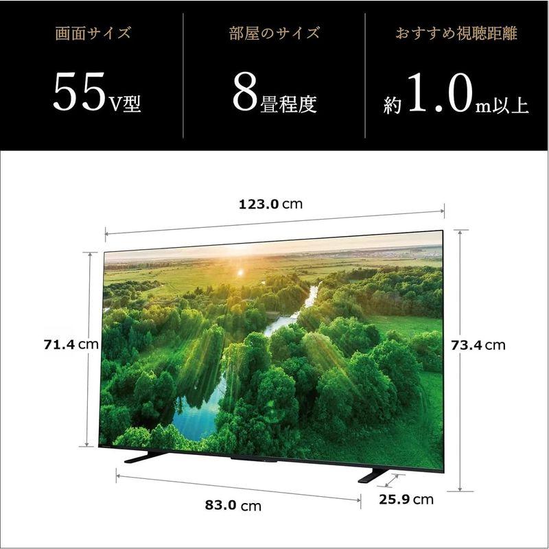 【新版】 レグザ 55インチ 4K液晶テレビ 55Z570L 4Kチューナー内蔵 外付けHDD 裏番組録画 スマートテレビ (2022年モデル) 【TMF1688090766】(58991円)