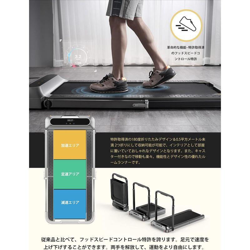 お値下げ KingSmith WalkingPad R2 ルームランナー ウォーキングマシン ランニングマシン スミスマシン 120分走行 電動 ルー 【M1616703461】(56497円)