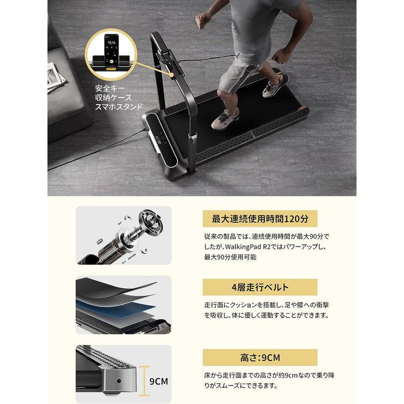 新作マット・カーペット KingSmith WalkingPad R2 ルームランナー ウォーキングマシン ランニングマシン スミスマシン 120分走行 電動 ルー 【L1633672046】(57090円)