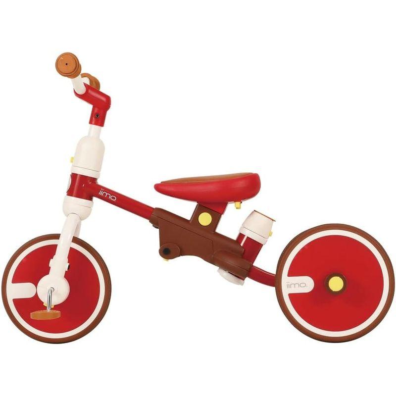 エム・アンド・エム iimoスイッチバイク レッド 1064 カジキリ押棒三輪車 三輪車 トレーニングバイク イイモ 3WAY 3in1 1 エム アンド iimoスイッチバイク レッド カジキリ押棒三輪車 三輪車 トレーニングバイク イイモ 3WAY 3in1