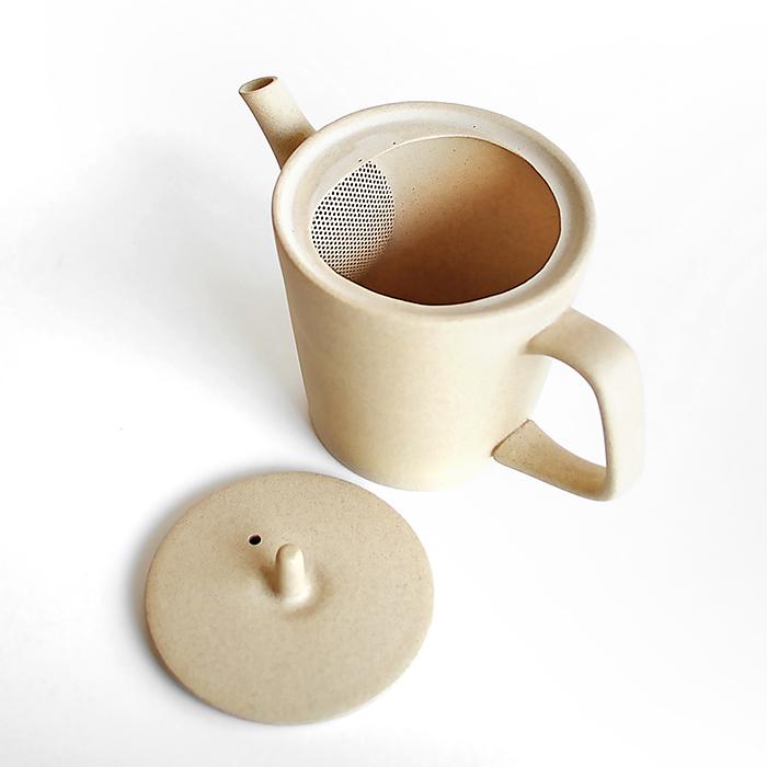 63 ロクサン × JINSUI 縦型急須 tokoname 急須 / WH・BK・焼締め