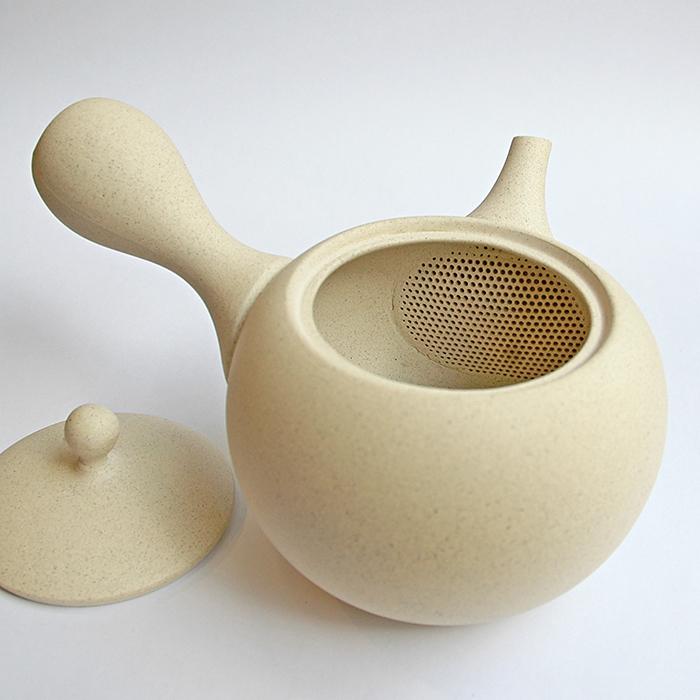 63 ロクサン × JINSUI 丸型急須 tokoname 急須 / WH・BK・焼締め