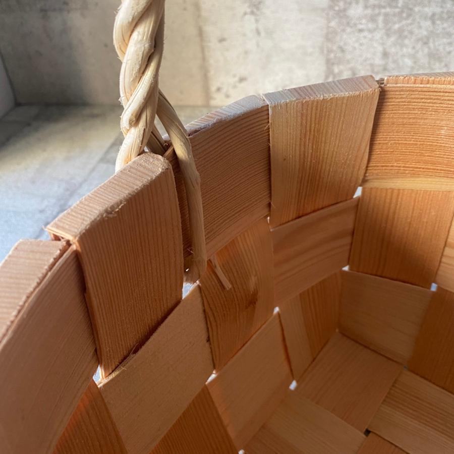 木のバスケット 小 カゴ エストニア クラフト 松の木 |  | 02