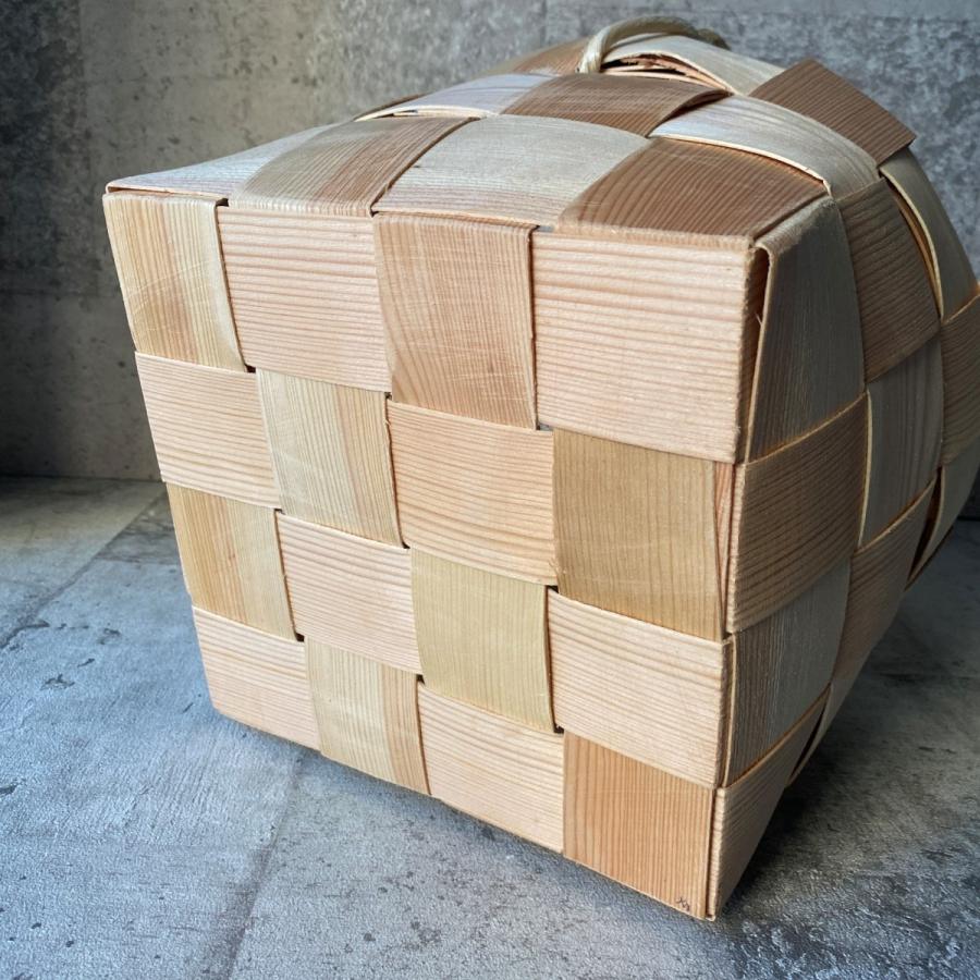 木のバスケット 小 カゴ エストニア クラフト 松の木 |  | 03