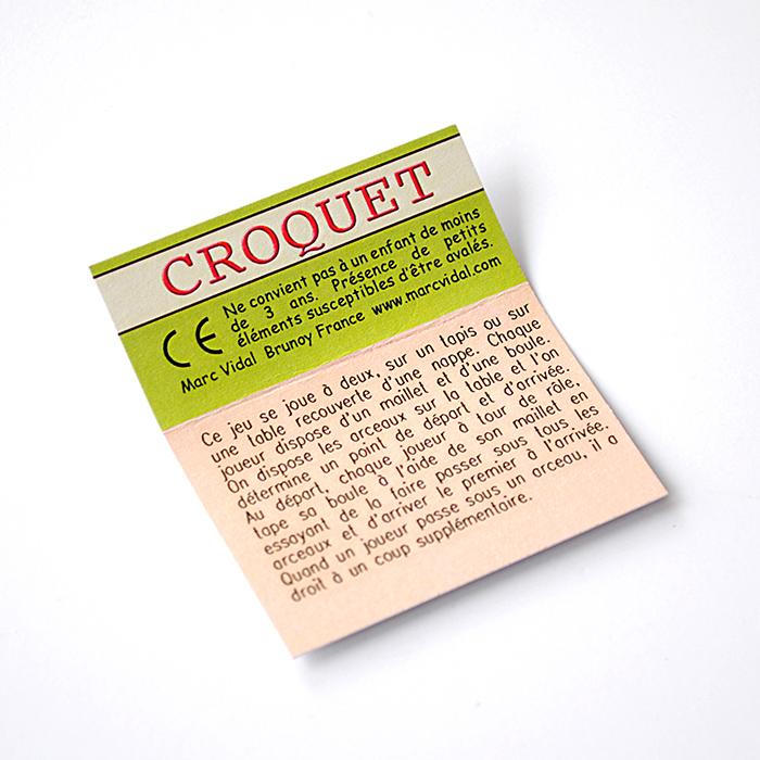 木製玩具 クロッケー Marc Vidal -Brunoy France- / CROQUET |  | 05