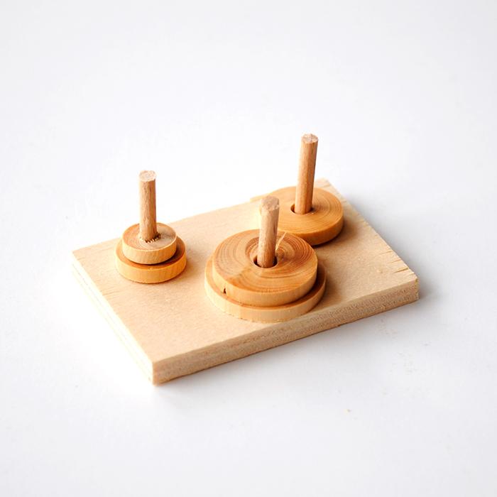 木製玩具 ハノイの塔 Marc Vidal -Brunoy France- / LA TOUR D'HANOI・S　バラモンの塔　ルーカスタワー |  | 05