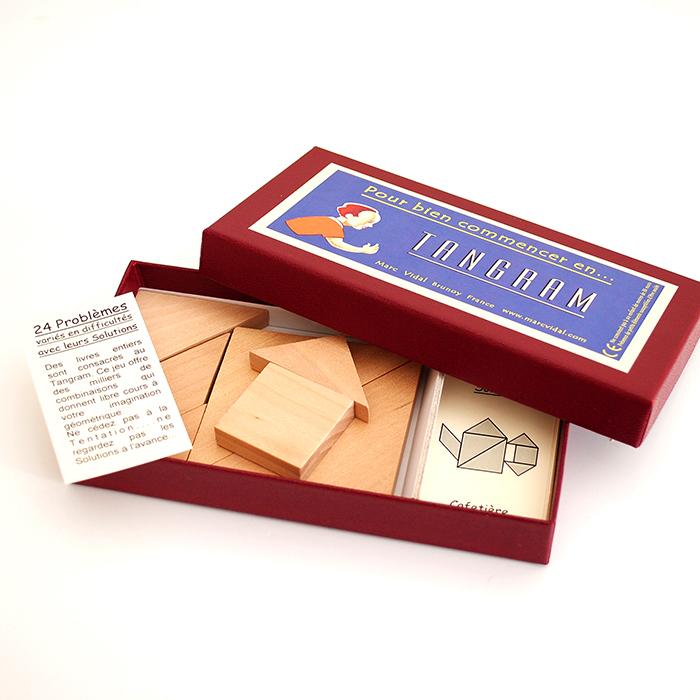 木製玩具 パズルゲーム Marc Vidal -Brunoy France- / TANGRAM 知育 木製パズル　クリックポスト郵送 |  | 02