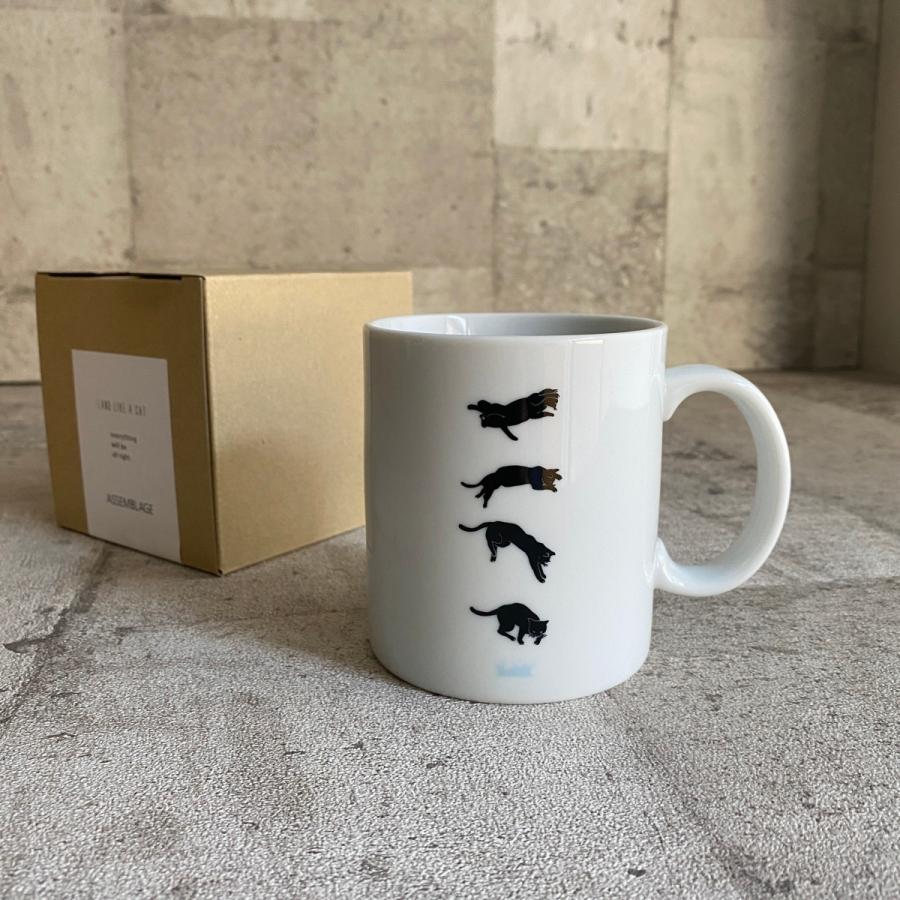 猫マグ オリジナル マグカップ cat ねこ ねこマグ 縁起物 猫 大きめマグ  ASSEMBLAGE 限定 限定品 | 