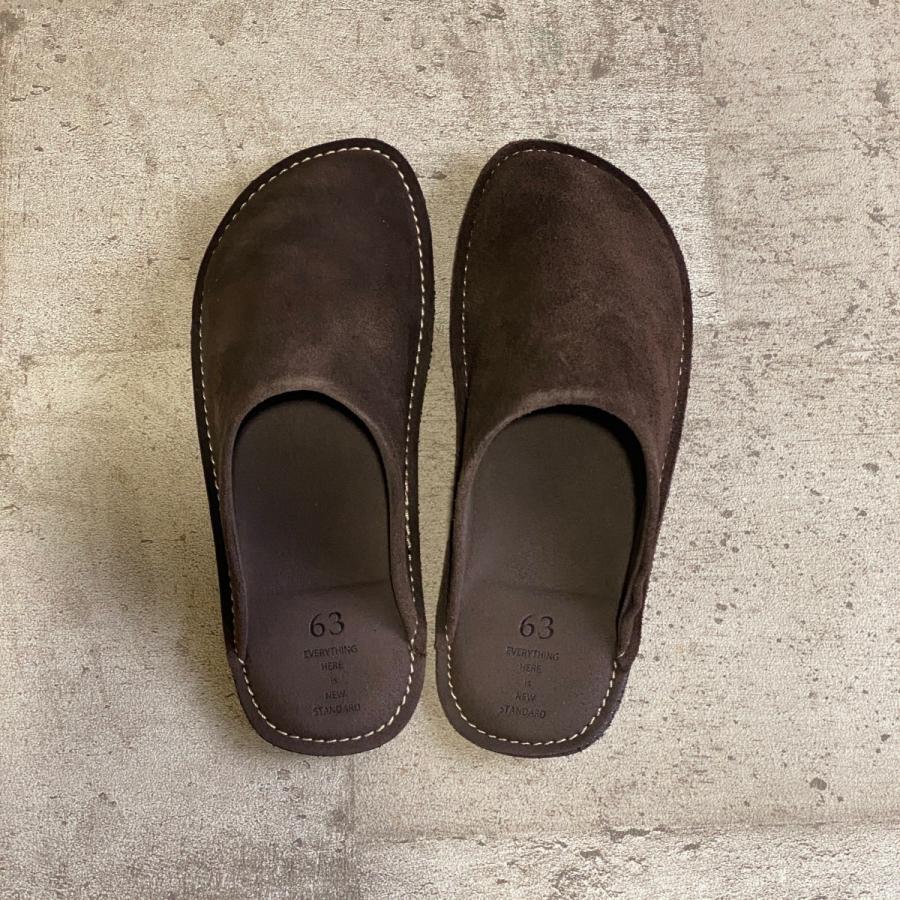 63 ロクサン ベロアスリッパ BR/M | 