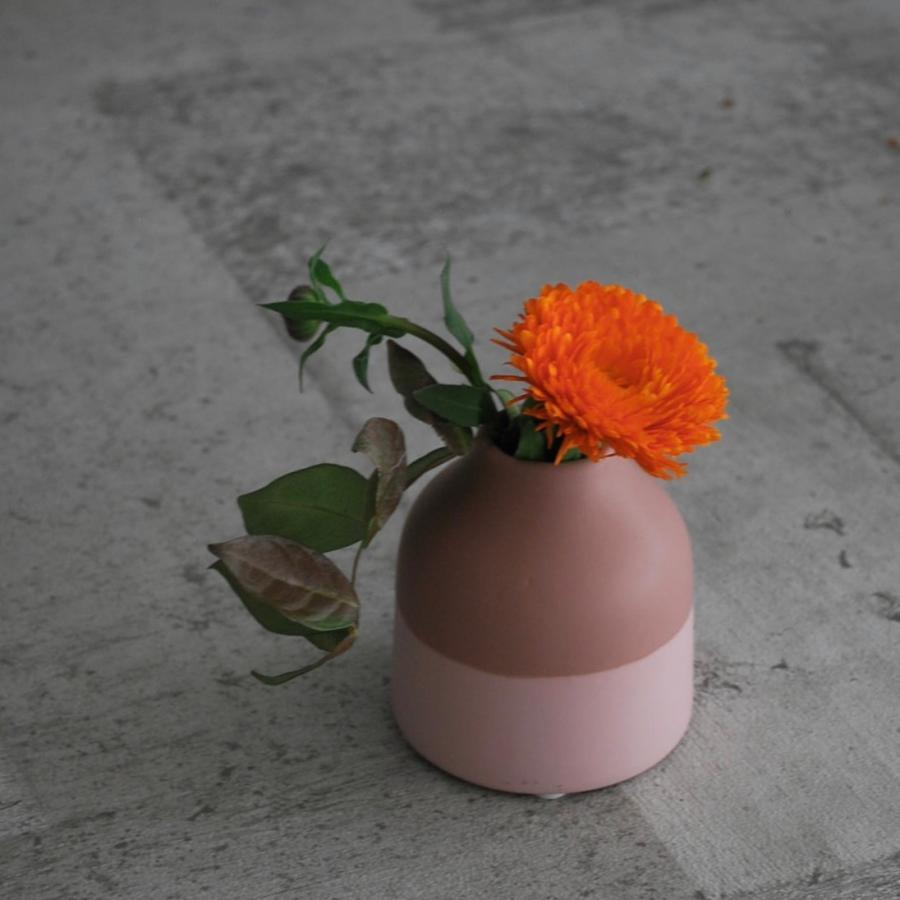 rader / Stoneware vases rose・レダー フラワーベース | 
