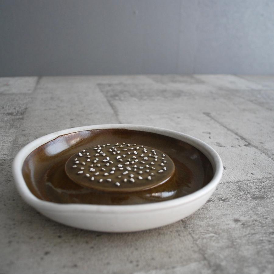 おろし器 白 中 元重製陶所 もとしげ | 