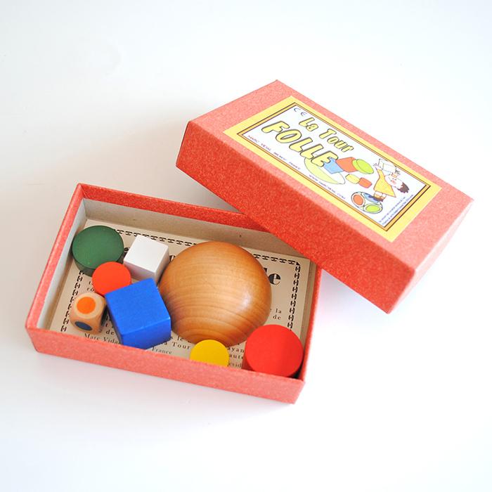 木製玩具 クレイジータワー / Marc Vidal -Brunoy France- / La Tour FOLLE |  | 01