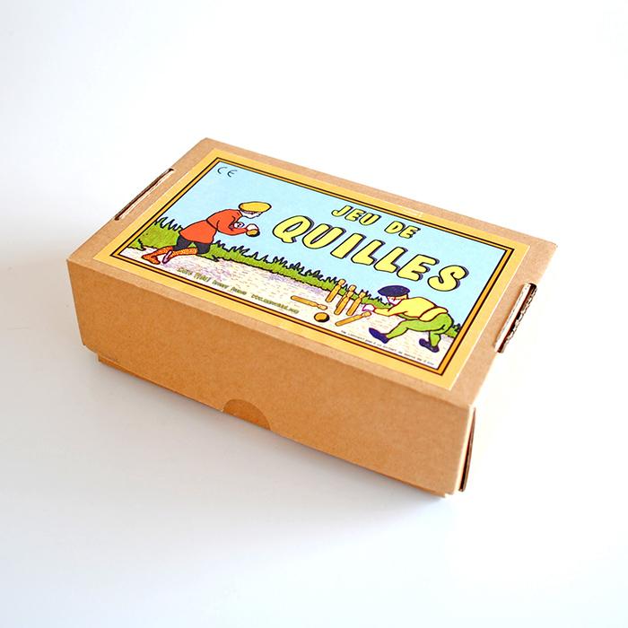 木製玩具 ボーリング / Marc Vidal -Brunoy France- / JEU DE QUILLES・L |  | 01