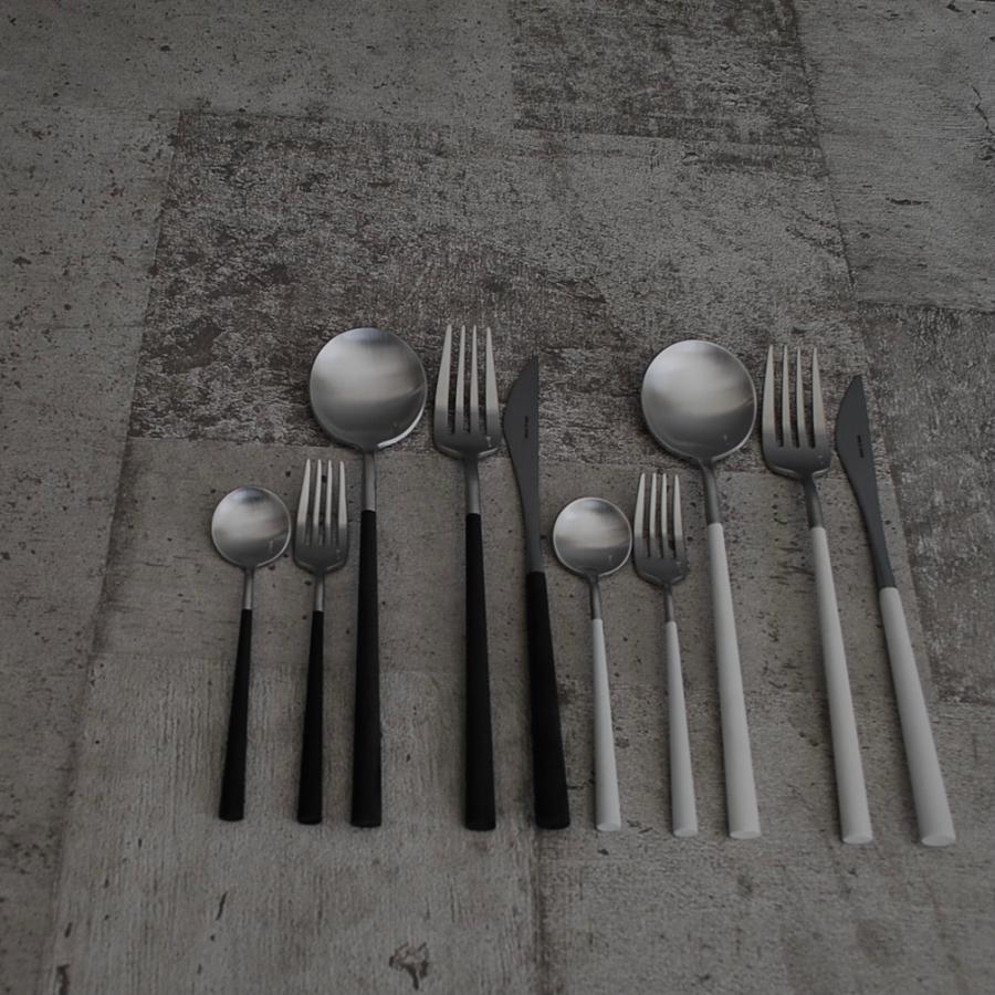 POLA Cutlery/ポーラカトラリー/ティースプーン BK・黒 : ASSEMBLAGE