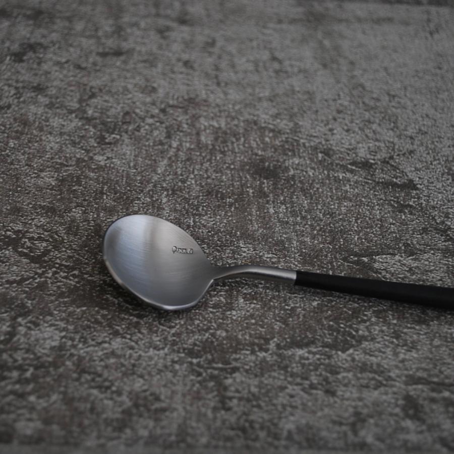 POLA Cutlery/ポーラカトラリー/ティースプーン BK・黒 : ASSEMBLAGE