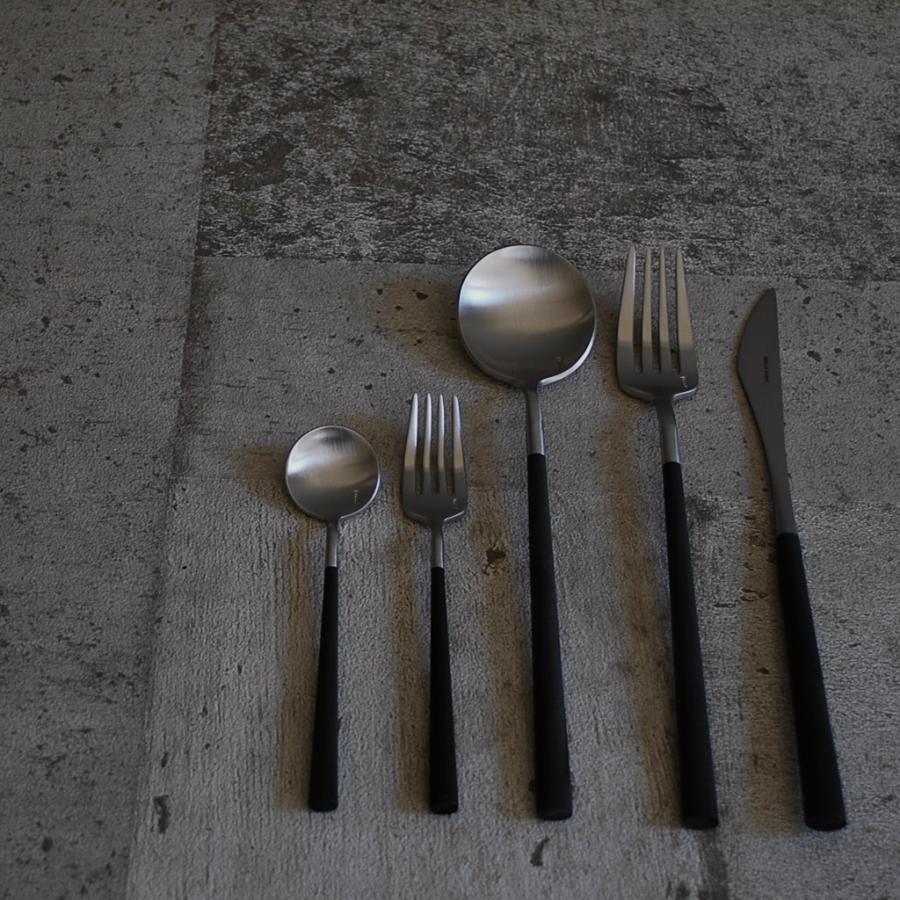POLA Cutlery/ポーラカトラリー/ティースプーン BK・黒 : ASSEMBLAGE