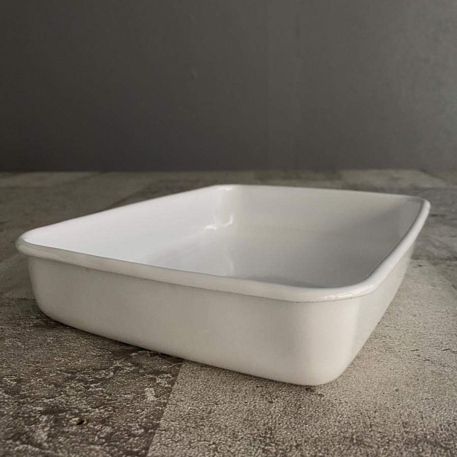 琺瑯容器 ホーロー容器/レクタングル浅型M |  | 02