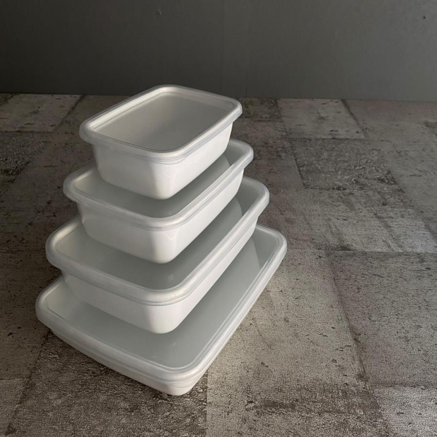 琺瑯容器 ホーロー容器/レクタングル浅型M |  | 04