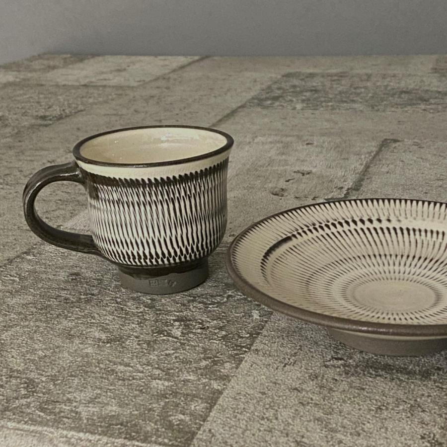 小鹿田焼 飛び鉋 C/S・カップ＆ソーサー : ASSEMBLAGE - 通販 - Yahoo