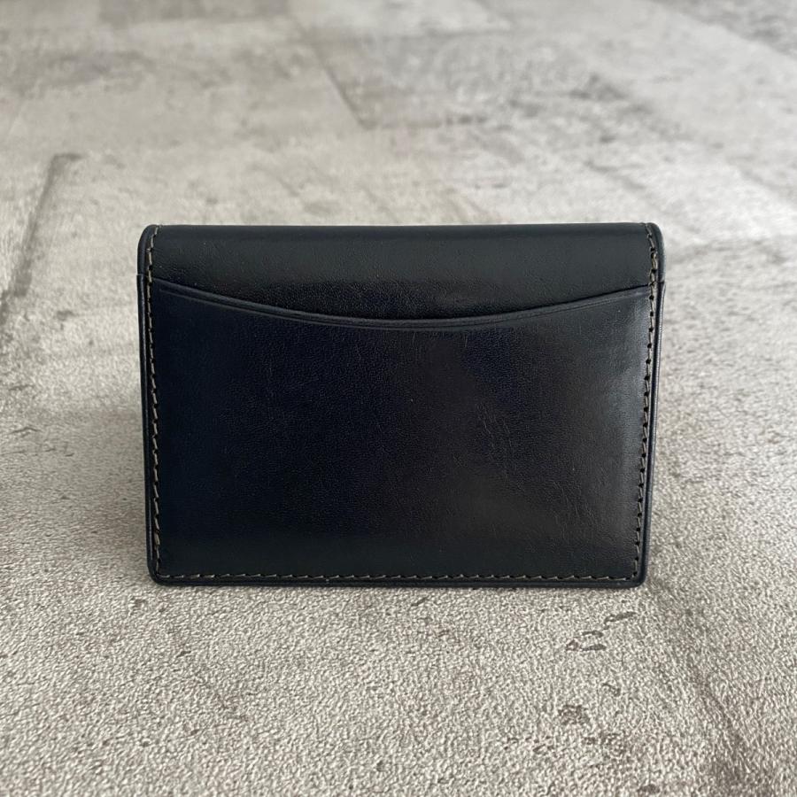 定期入れ付きカードケース NV ネイビー ミラグロ タンポナートレザー イタリアンレザー 87110395 |  | 02