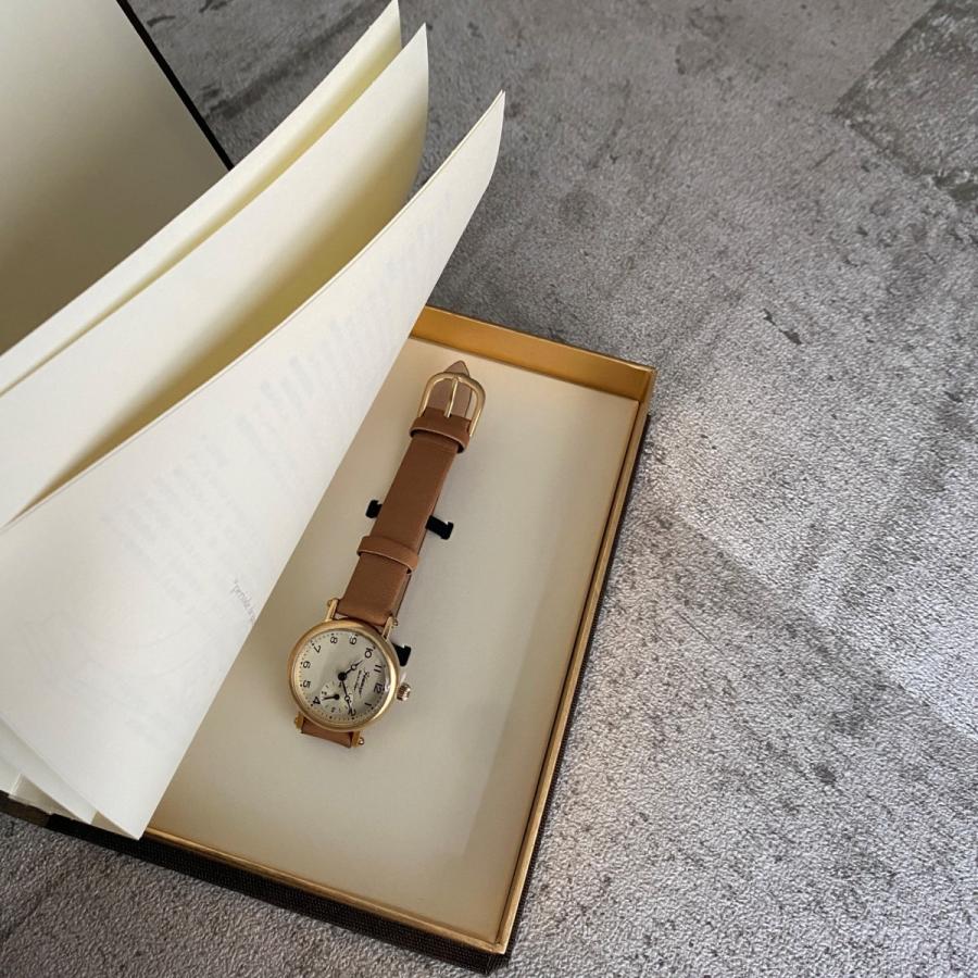 １着でも送料無料】 新品 RONATA オマージュウォッチ ブラウンフェイスラバーバンドメンズ腕時計 通販 