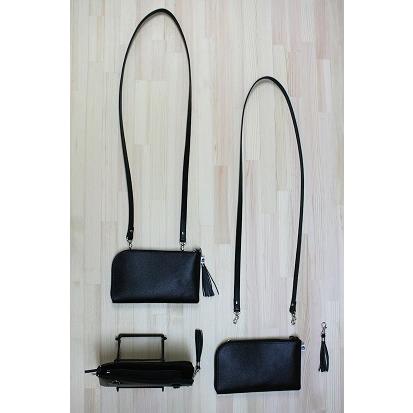 atlier mate  ショルダーウォレット・BLACK / 黒 アトリエメイト 財布 ウォレット ブラック | 