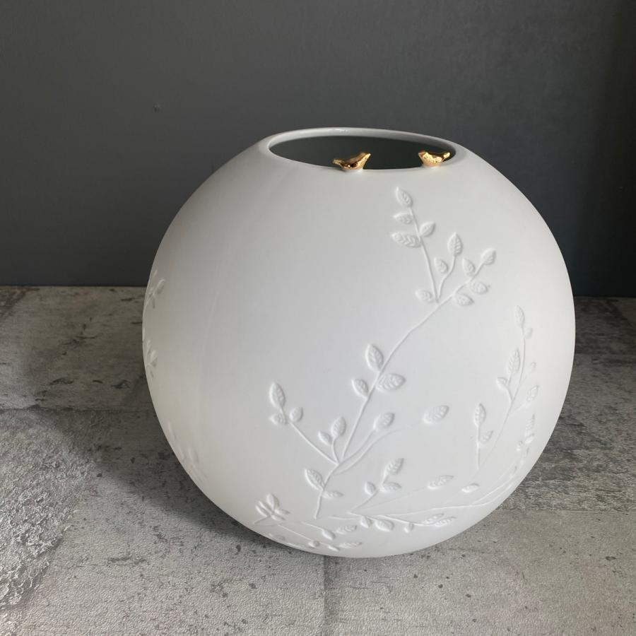 rader / Porcelain Vase Bird ・磁器のフラワーベース(鳥) | 