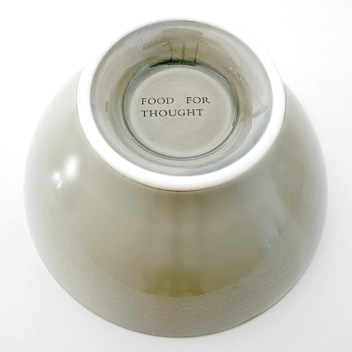 FOOD FOR THOUGHT MODERN CLASSIC カフェオレボウル 灰 Ash M