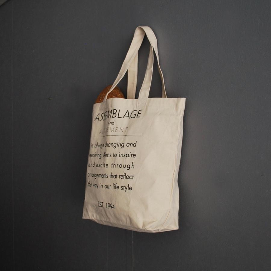 トートバッグ ASSEMBLAGE オリジナル cotton100％ お買い物バッグ ショッピングバッグ エコバッグ |  | 02