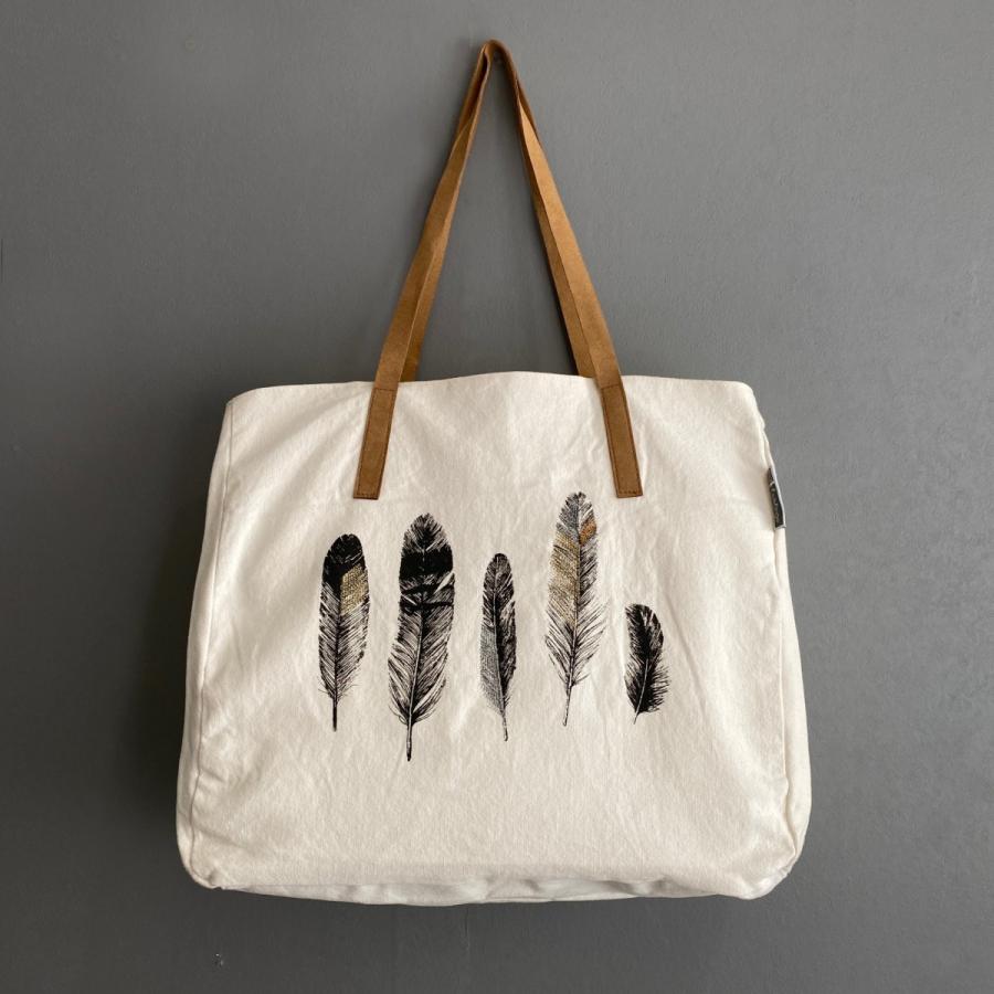 rader / Canvas Bag・Feathers | 
