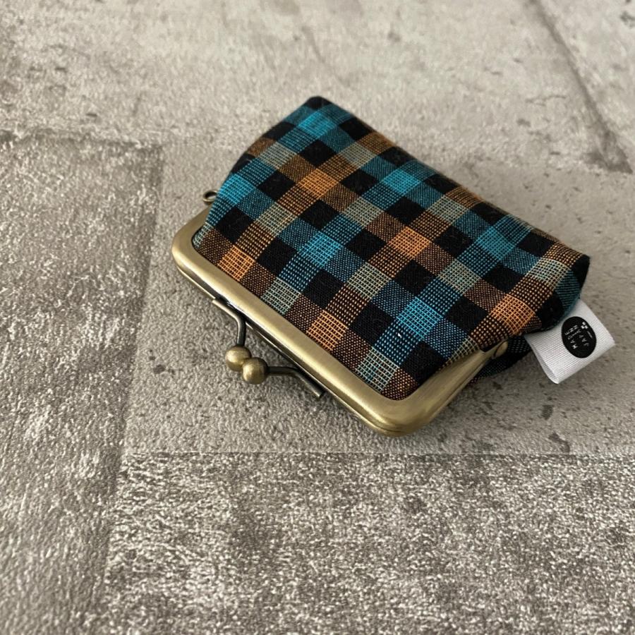 ichi ガマ角 がま口財布 格子柄 S6 32608601 伊勢木綿 ichishina イチシナ |  | 01