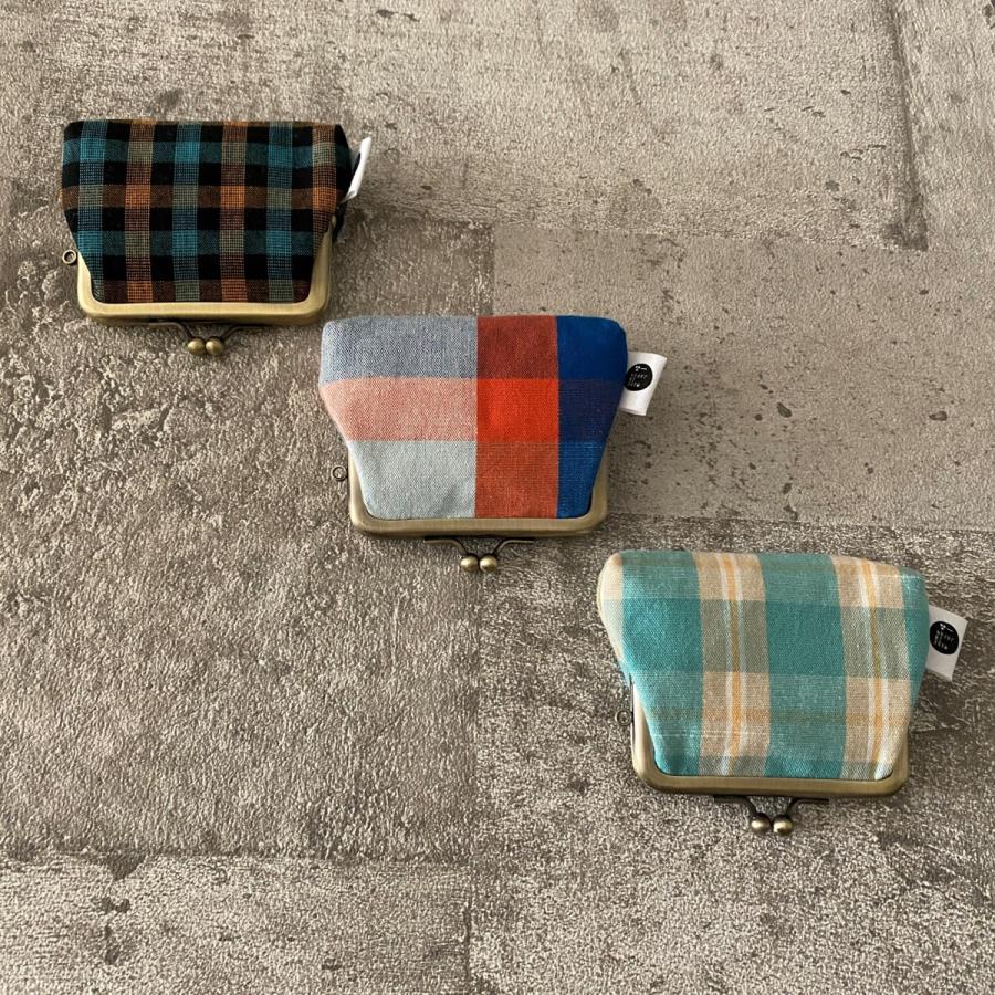 ichi ガマ角 がま口財布 格子柄 S6 32608601 伊勢木綿 ichishina イチシナ |  | 04