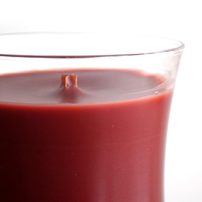 カメヤマキャンドル WoodWick ジャーM（箱付き）アロマキャンドル