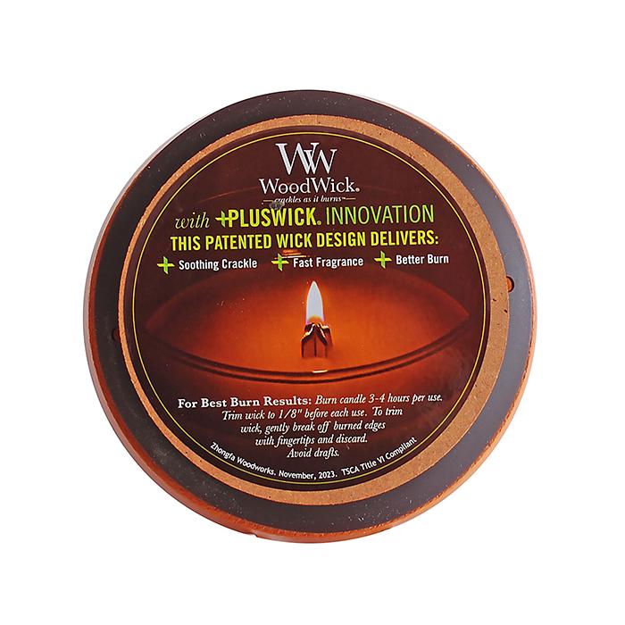 カメヤマキャンドル WoodWick ジャーM（箱付き）アロマキャンドル