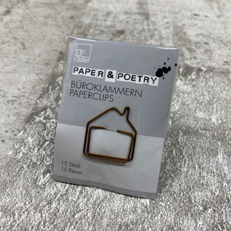 Paper Clip・15pcs Set クリップ 各種 rader レダー : ASSEMBLAGE
